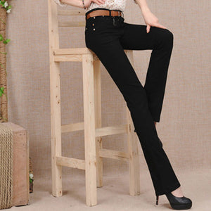 new candy color Women Jeans Long stretch Slim Fit jeans