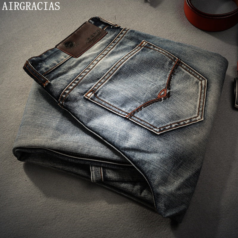 Jeans Retro Nostalgia Straight Denim Jeans